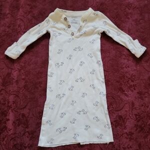 Newborn Carter's Baby Puppy Longsleeve Sleeper Gown